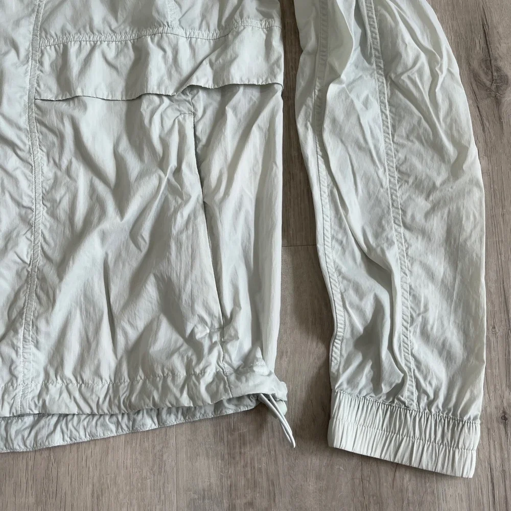 Lululemon Hood Lite Packable Jacket Island Mist Women 8 Glyde Active Lightweight